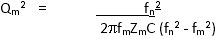 Mechanical Q formula